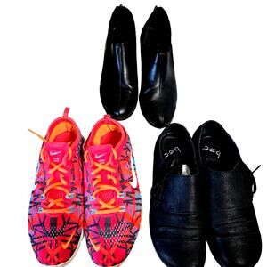 Nike Free TR Fit 4 + More Size 7 Women's Tennis Shoes Ankle Boots 3 Piece Lot